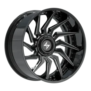 Sentali – BFX-4 – Black – 22″x10″ -24mm – Summer Wheels – SBFX41221061242